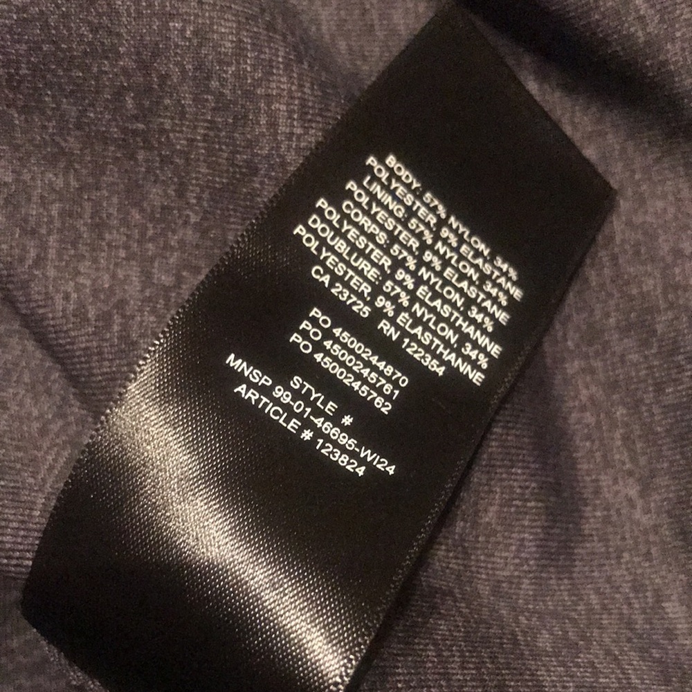 Aritzia Heather Charcoal Off-the-Shoulder Top - Picture 12 of 14